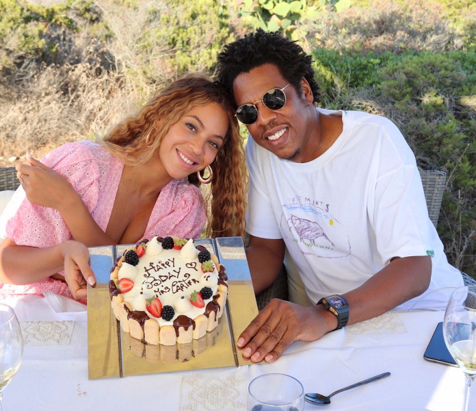happy 37th birtday beyonce celebrating with hubby jayz and yummy cake